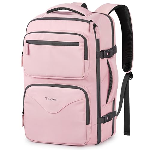 Taygeer Travel Backpack for Women, Travel Personal Item Bag with Shoe Pouch